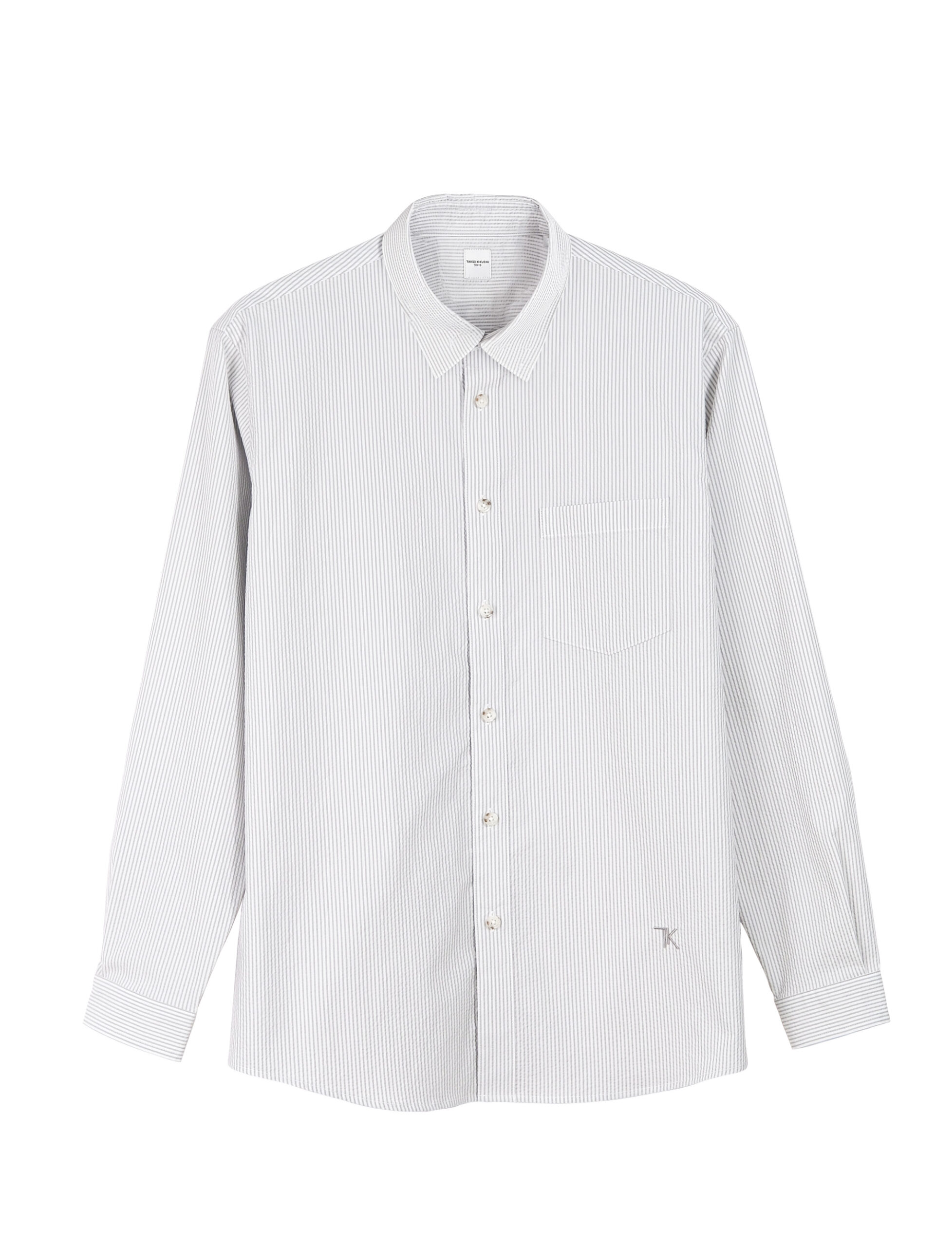 COOLMAX SEERSUCKER SLIM BUSINESS SHIRT (K8184602)