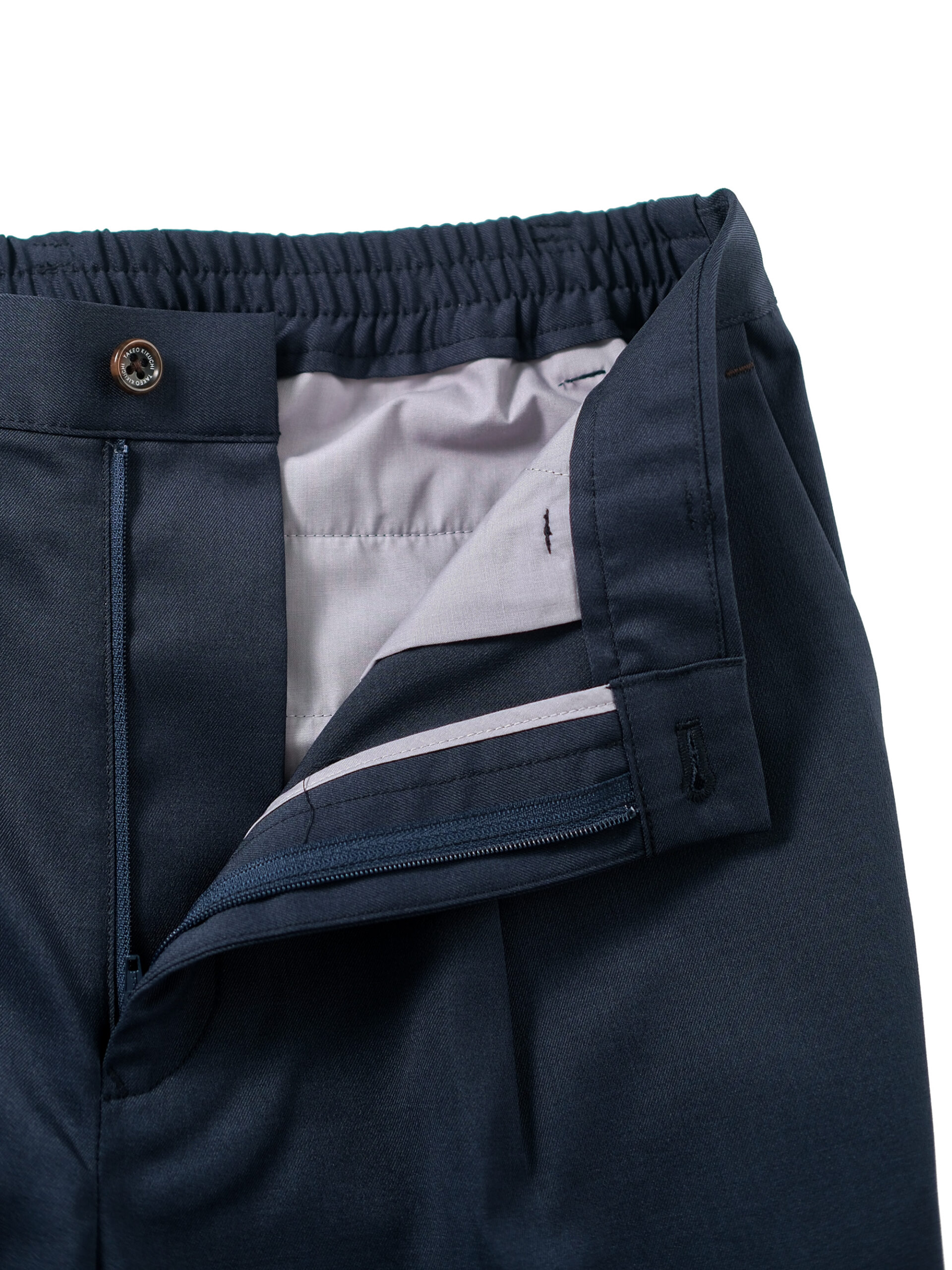 THICK & THIN YARN TWILL STRIGHT EASY PANTS (K8174502) - Image 8