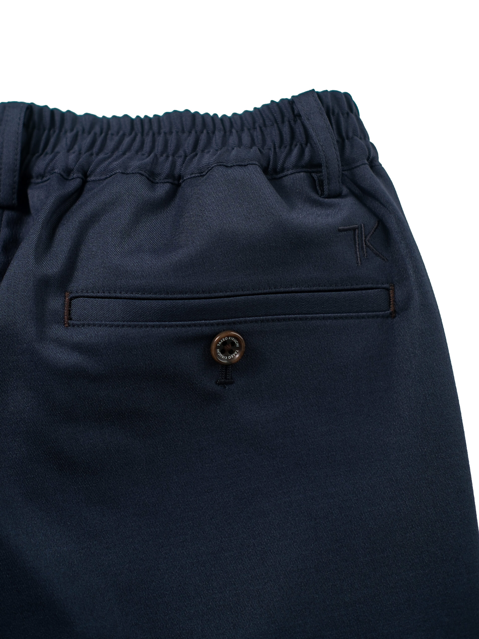 THICK & THIN YARN TWILL STRIGHT EASY PANTS (K8174502) - Image 9