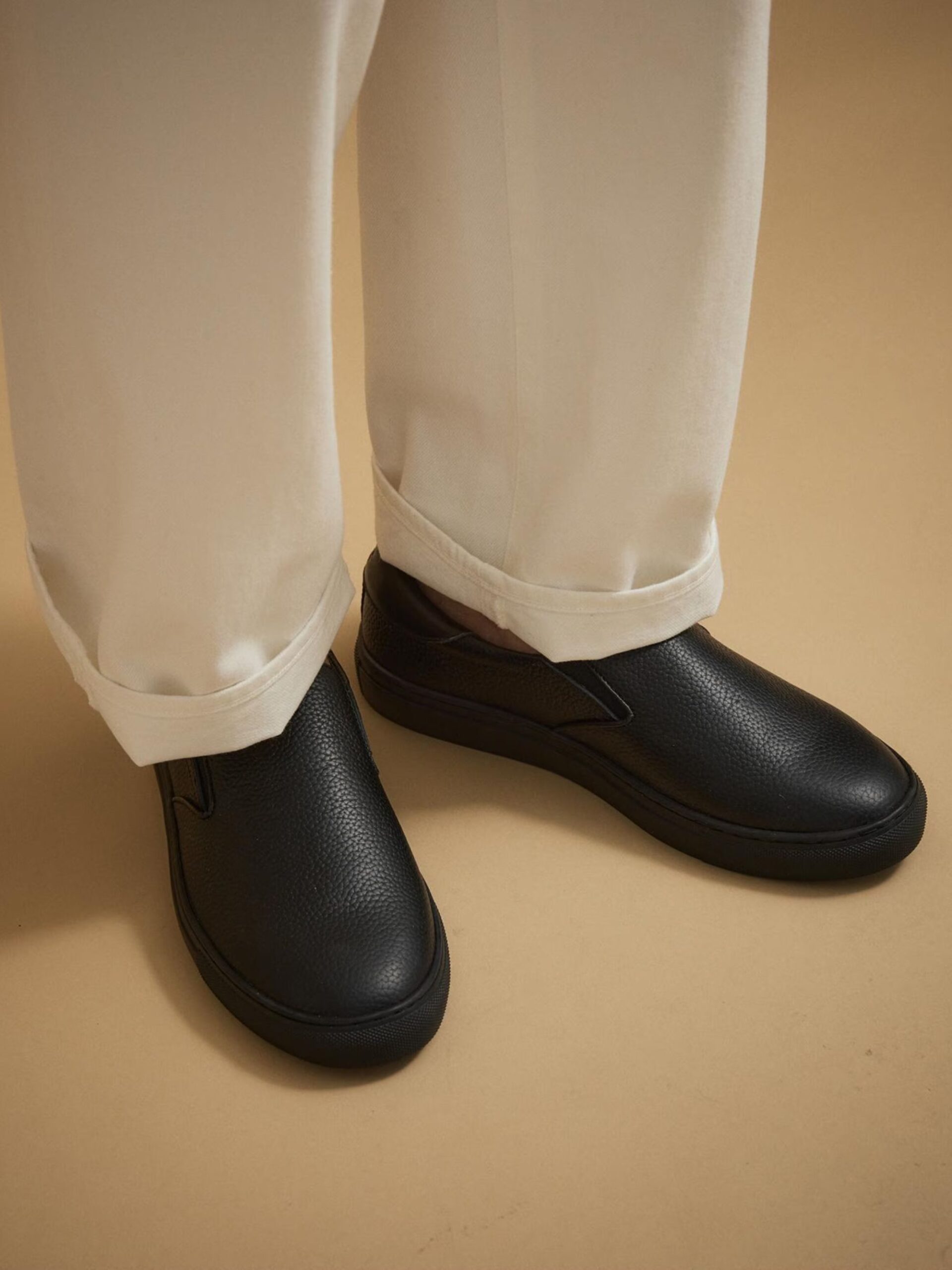 LEATHER SLIP-ON SNEAKERS (07005621) *ECS - Image 8