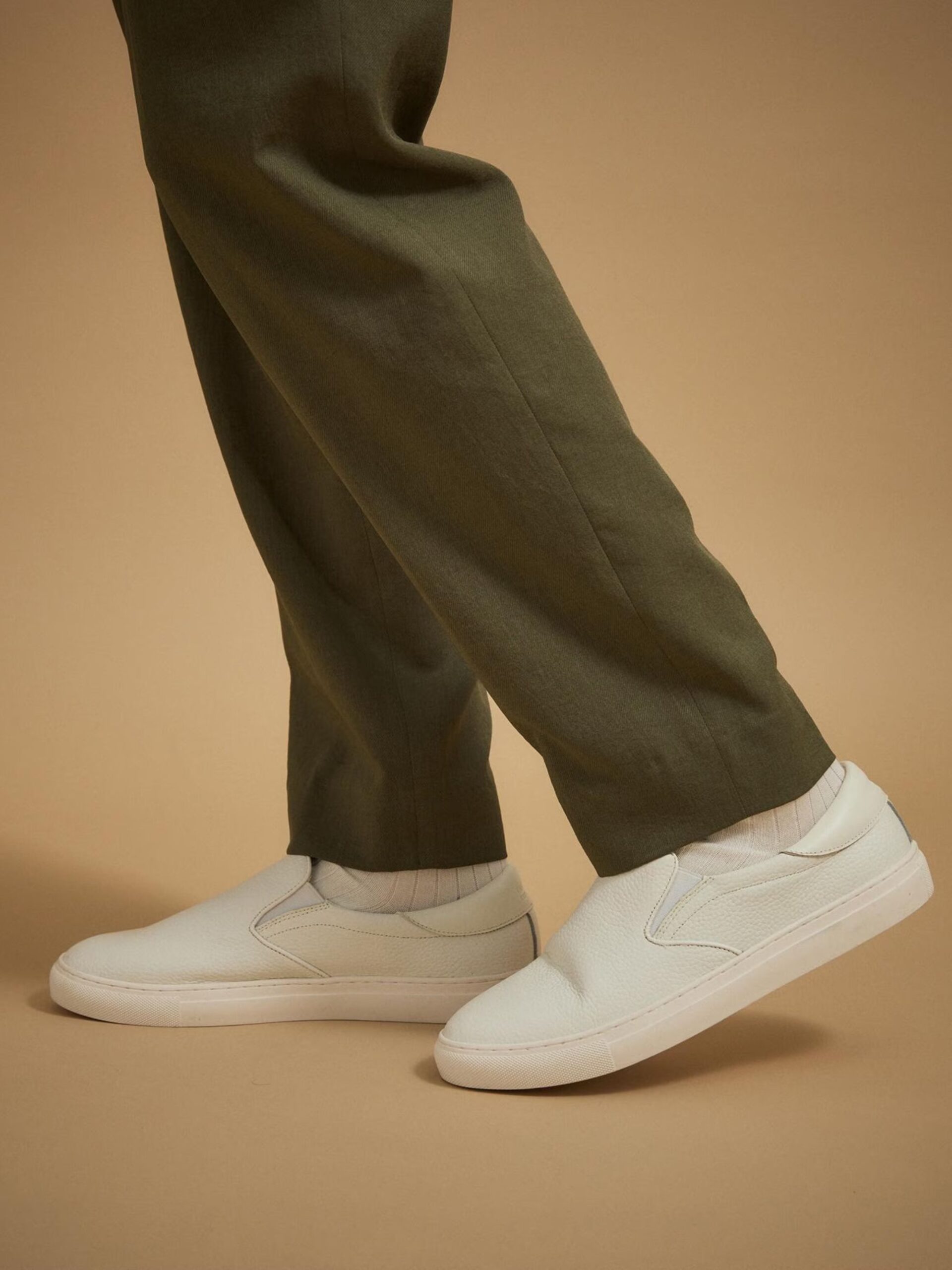 LEATHER SLIP-ON SNEAKERS (07005621) *ECS - Image 3