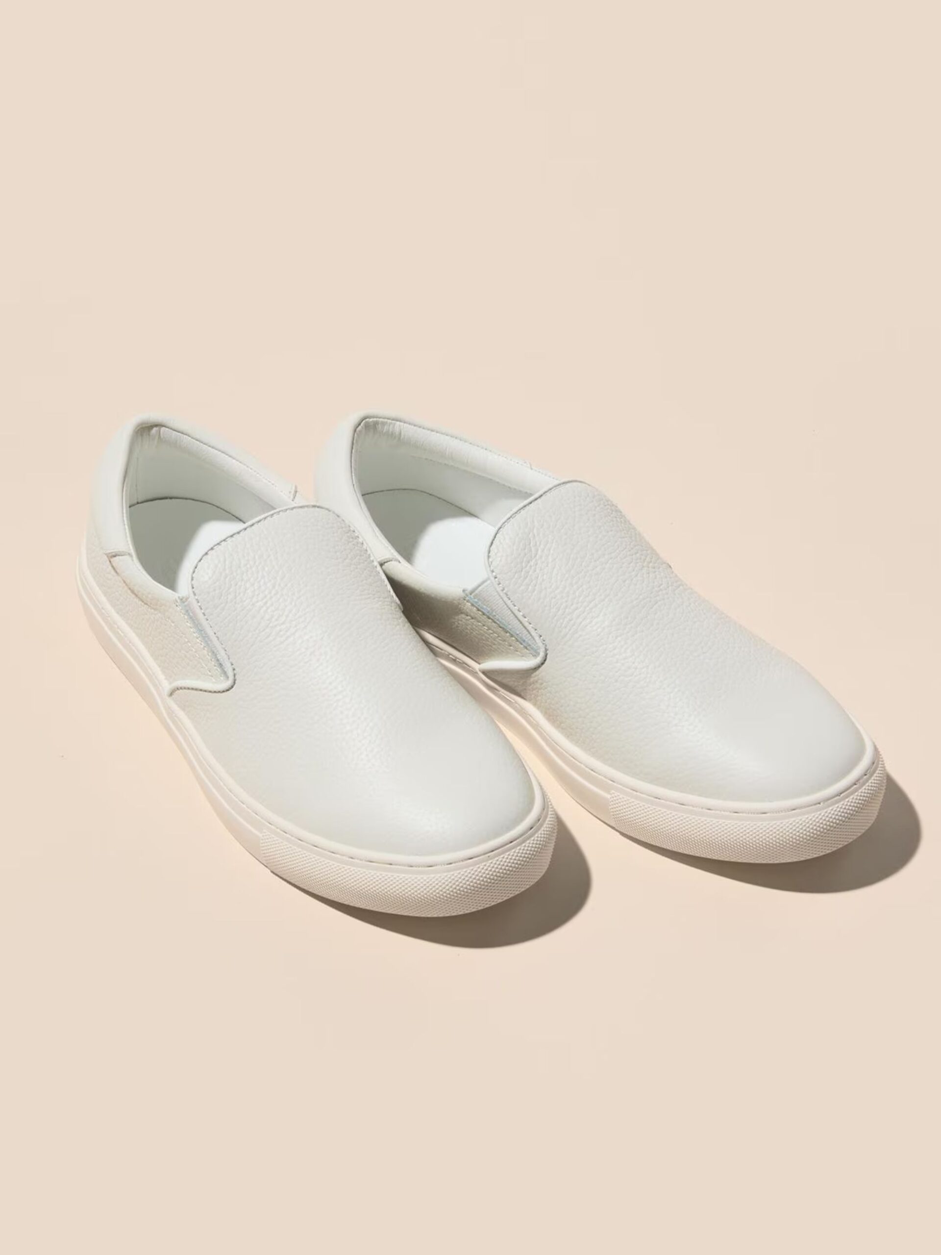 LEATHER SLIP-ON SNEAKERS (07005621) *ECS