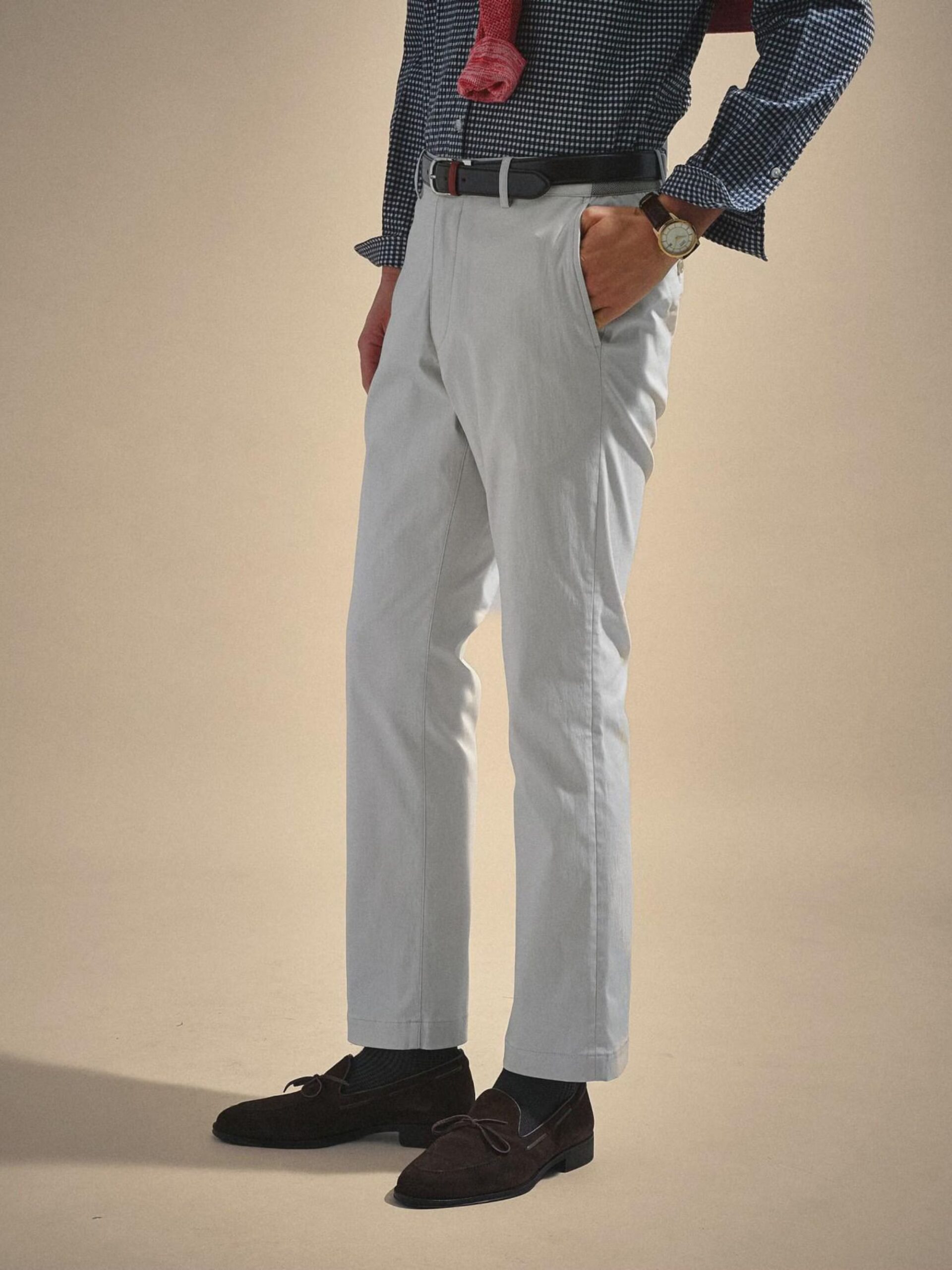 SIDE GORE WAIST STRAIGHT PANTS (07071026) *ECS - Image 10
