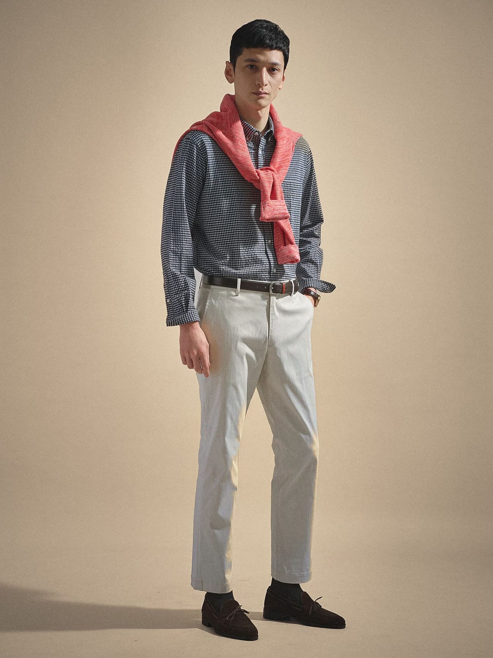 SIDE GORE WAIST STRAIGHT PANTS (07071026) *ECS - Image 11