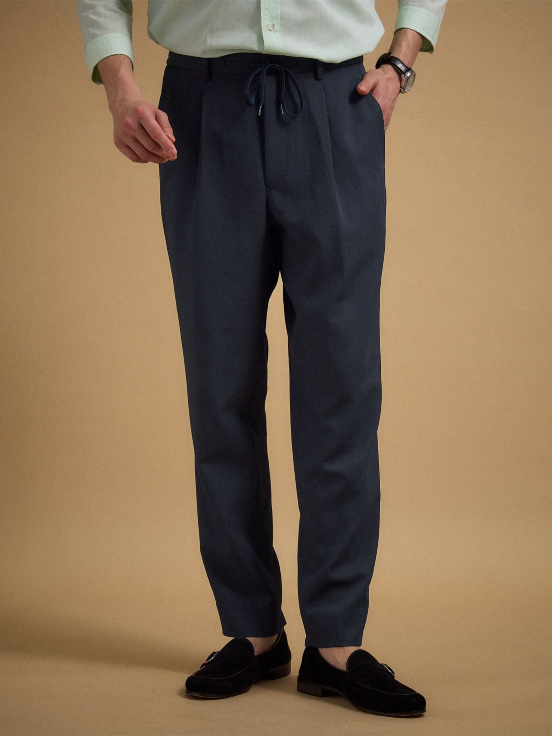 LINEN LIKE KERSEY EASY PANTS (07075030) *ECS - Image 23