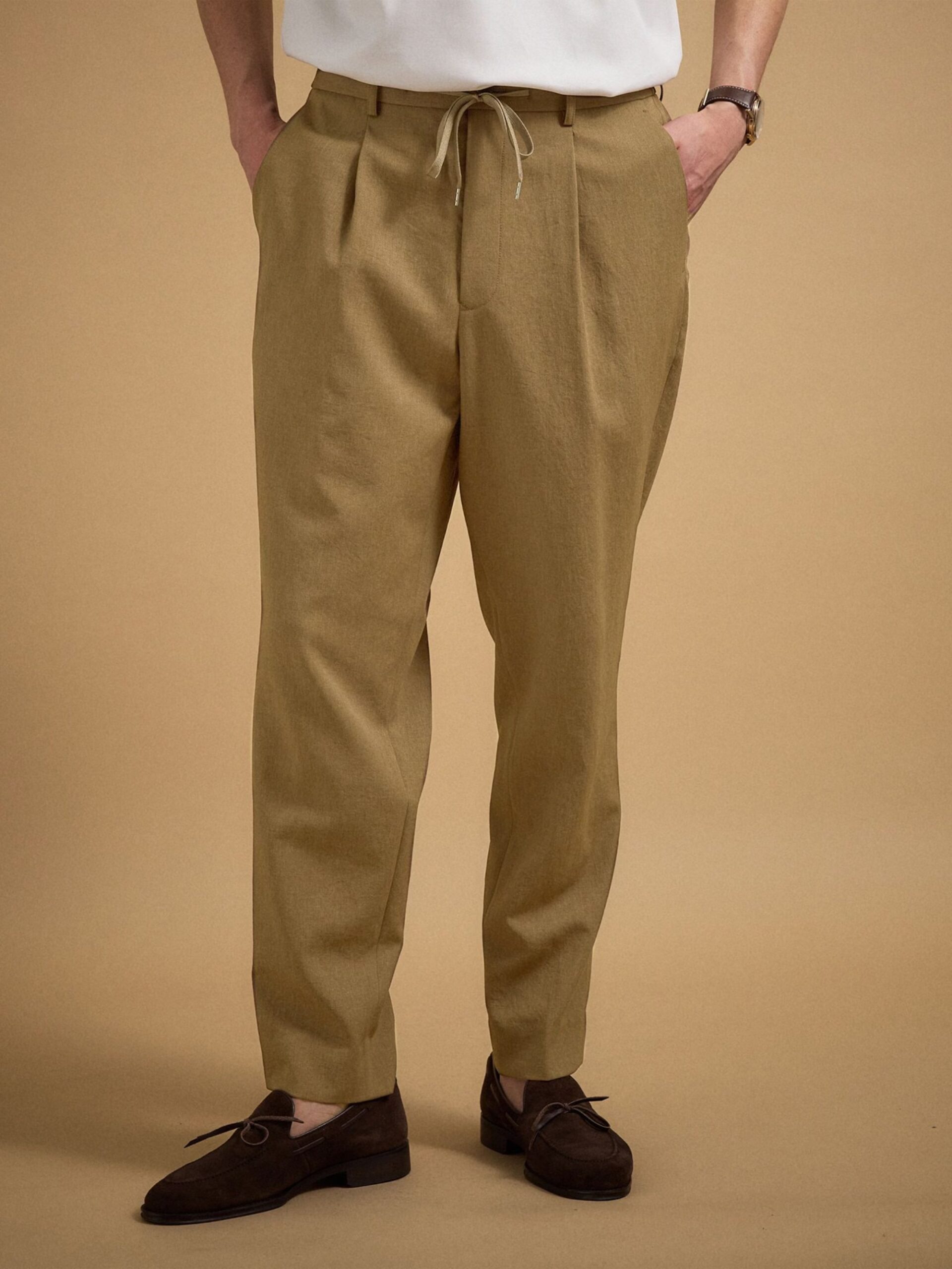 LINEN LIKE KERSEY EASY PANTS (07075030) *ECS - Image 8