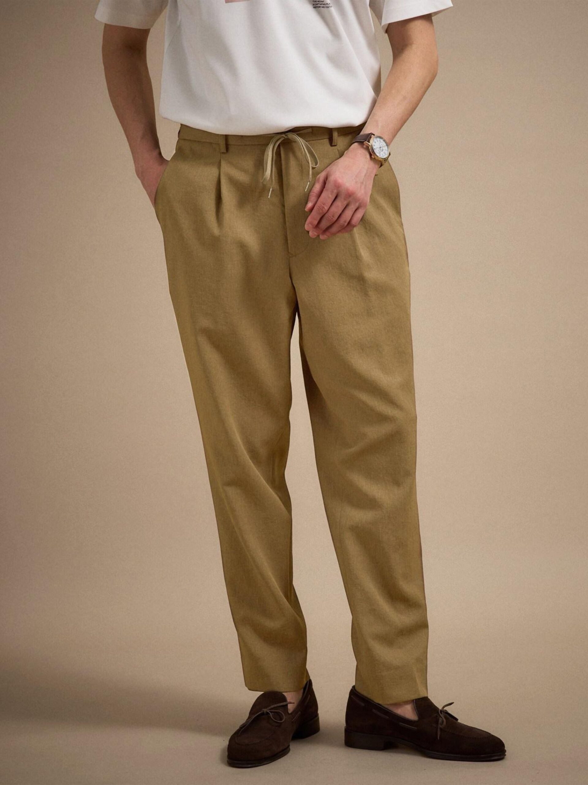LINEN LIKE KERSEY EASY PANTS (07075030) *ECS - Image 6