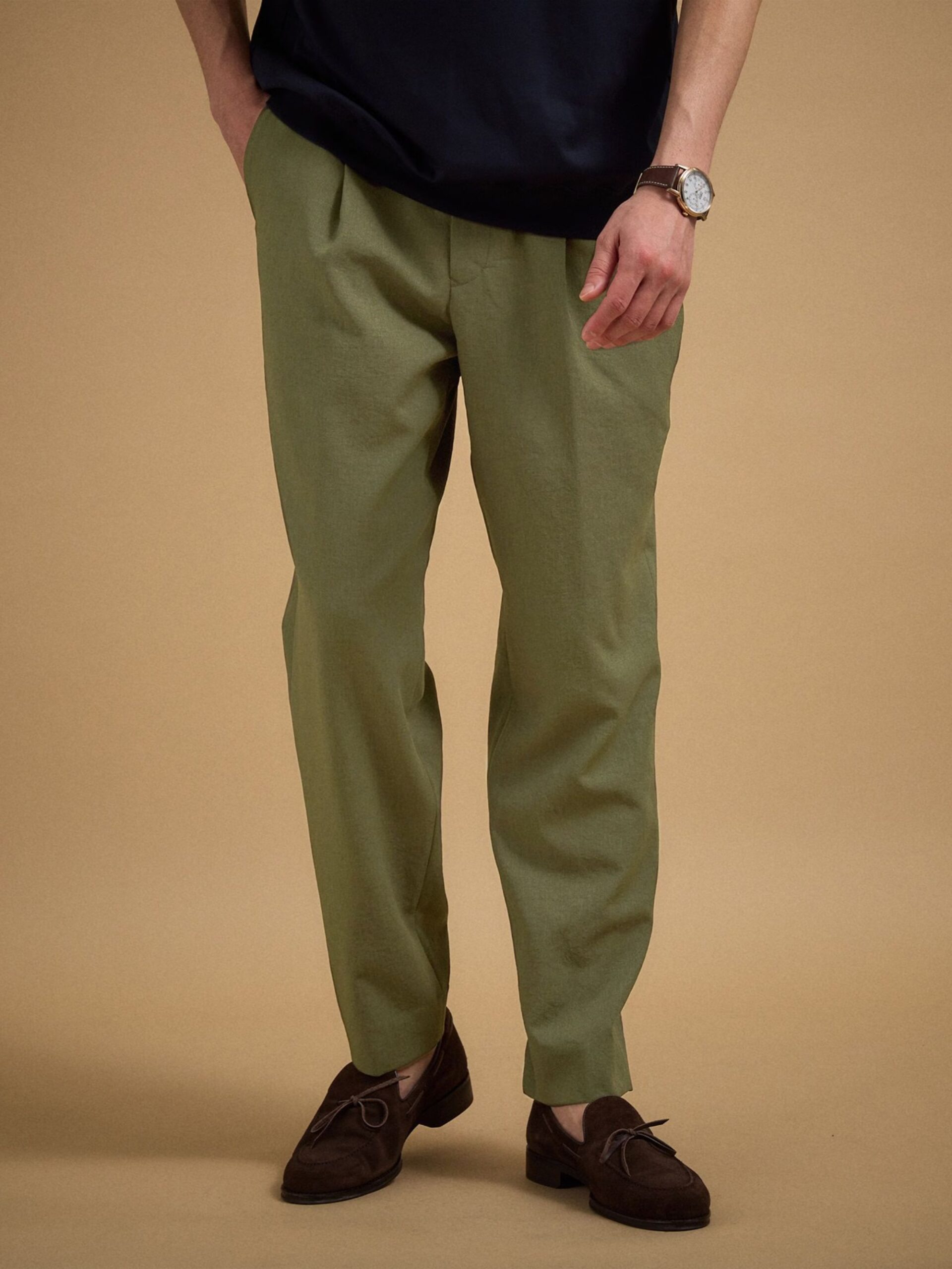 LINEN LIKE KERSEY EASY PANTS (07075030) *ECS - Image 18