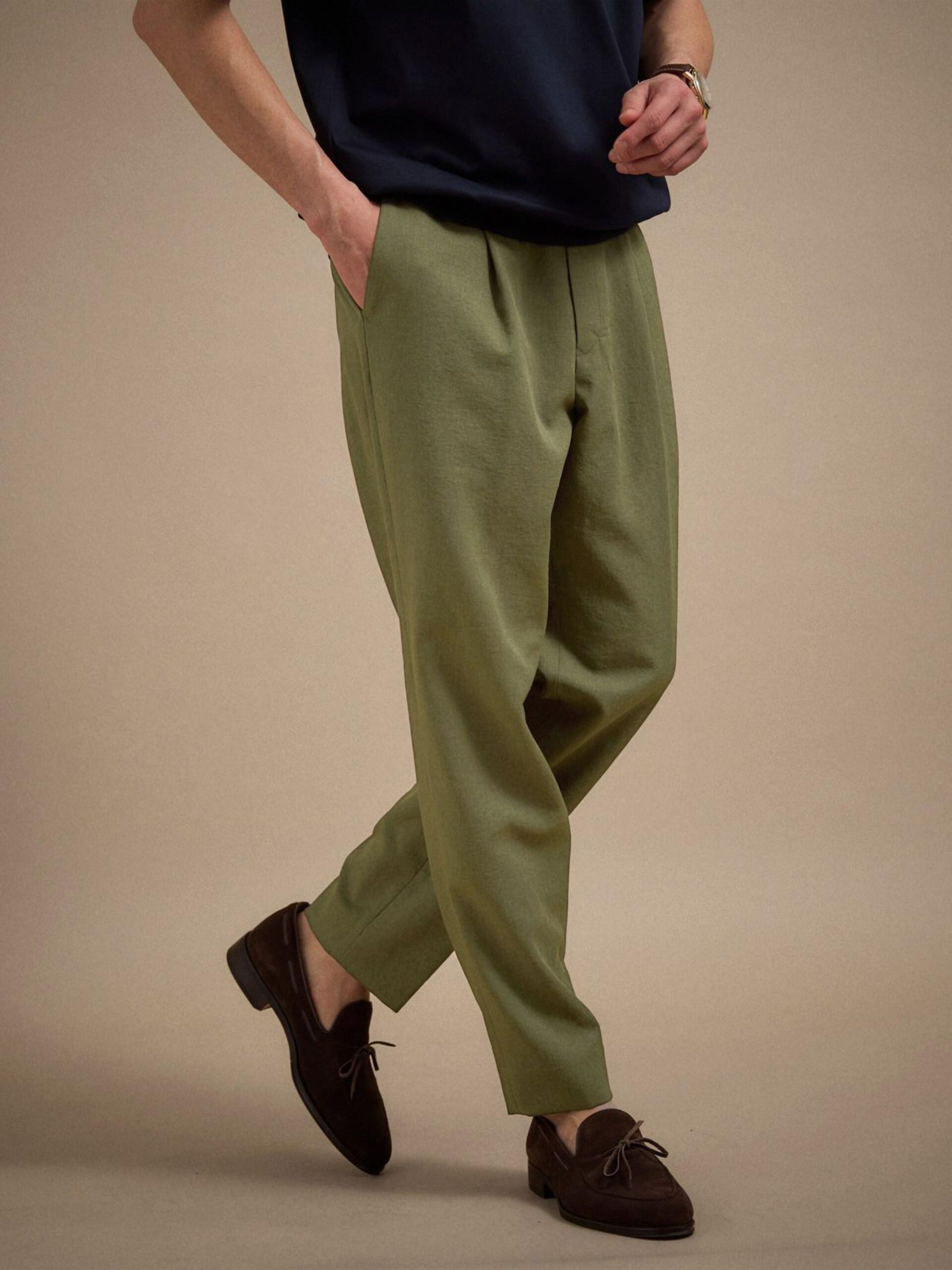 LINEN LIKE KERSEY EASY PANTS (07075030) *ECS - Image 16