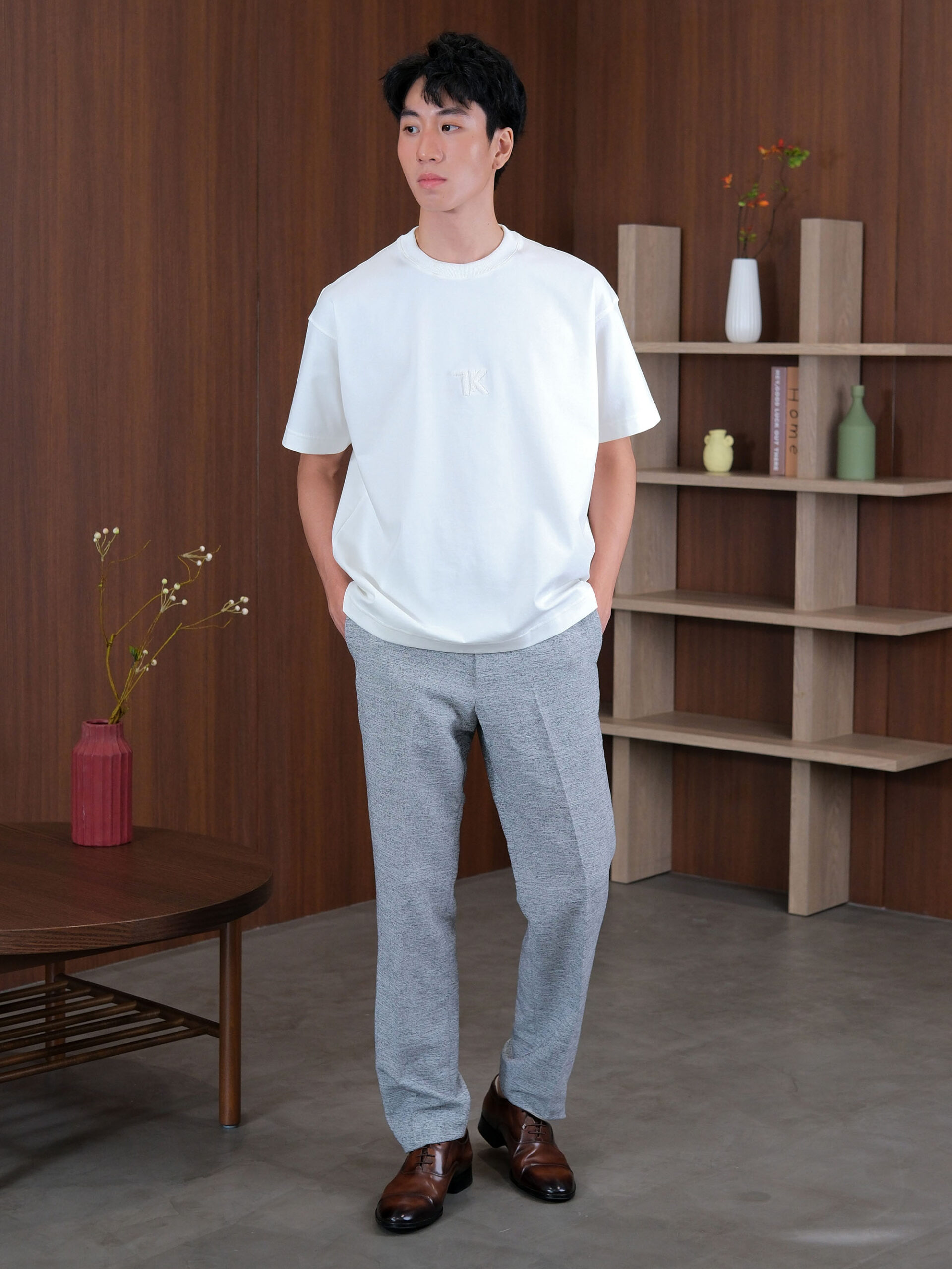 3D EMBROIDERY INITIALS LOGO UV-CUT T-SHIRT (K8134601) - Image 6