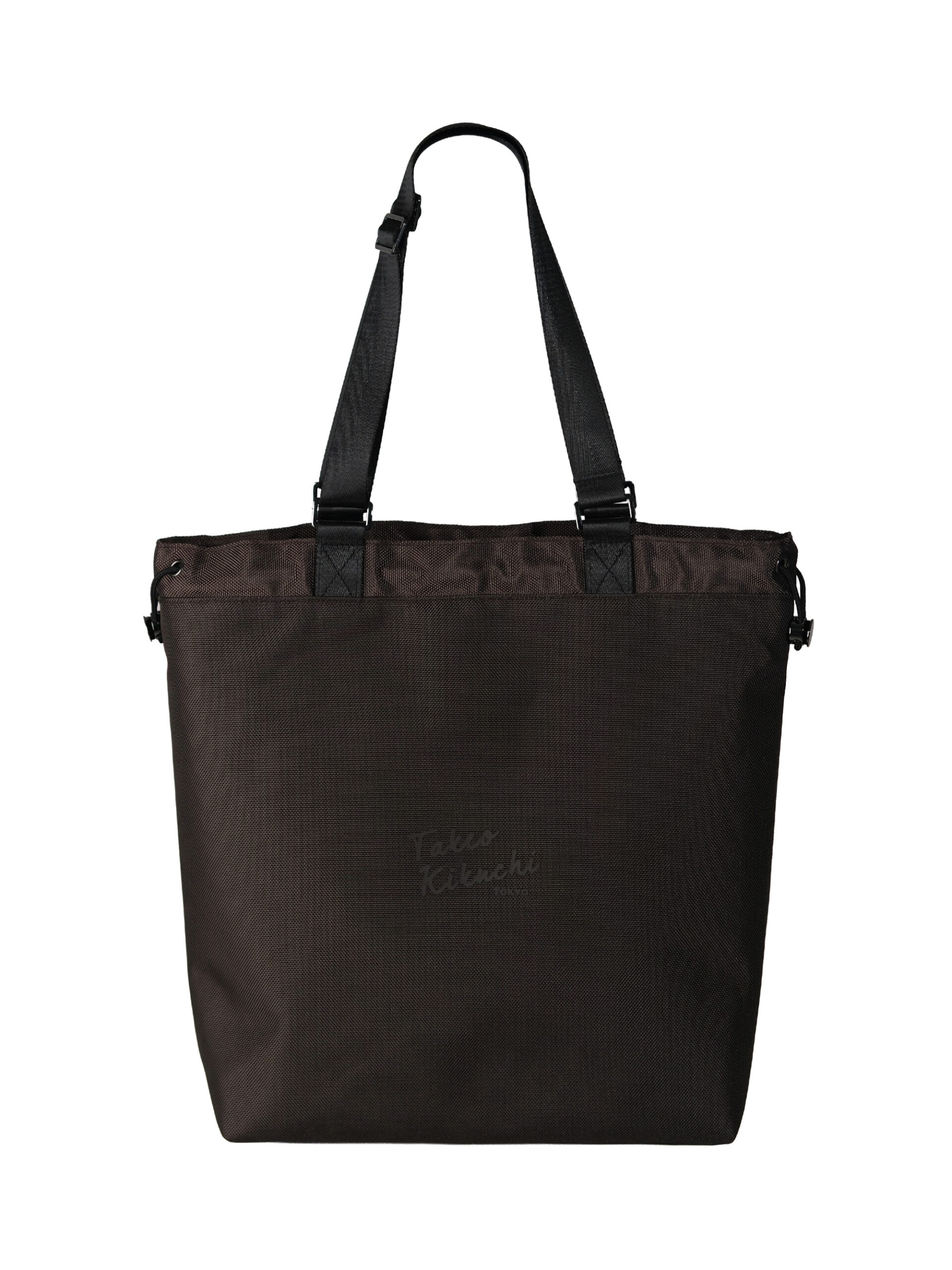 DOBBY NYLON ADJUSTABLE STRAPS TOTE BAG (K8105303) - Image 11