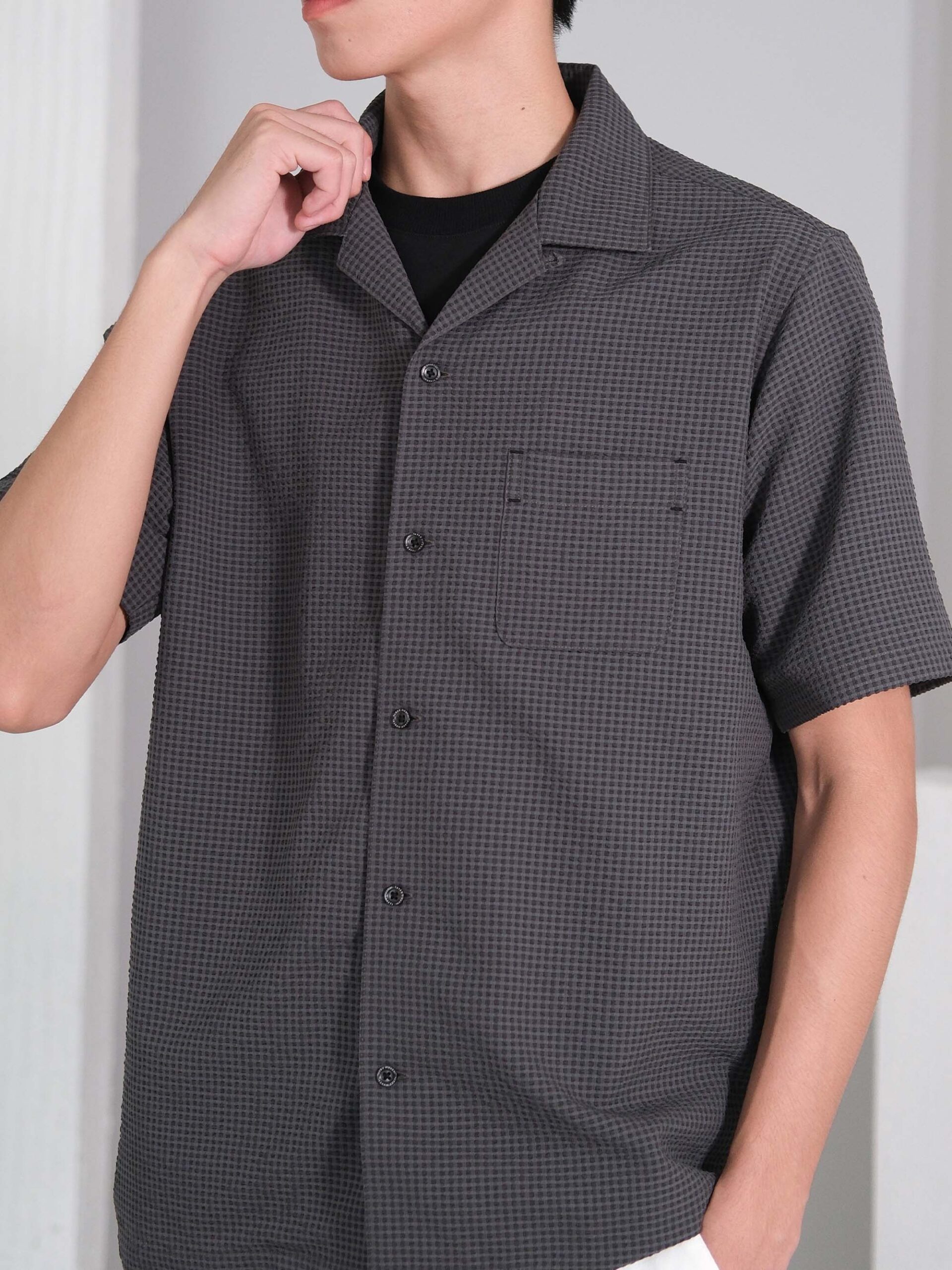 PRIMEFLEX DOTAIR OPEN COLLAR SHIRT (K8184997) - Image 4