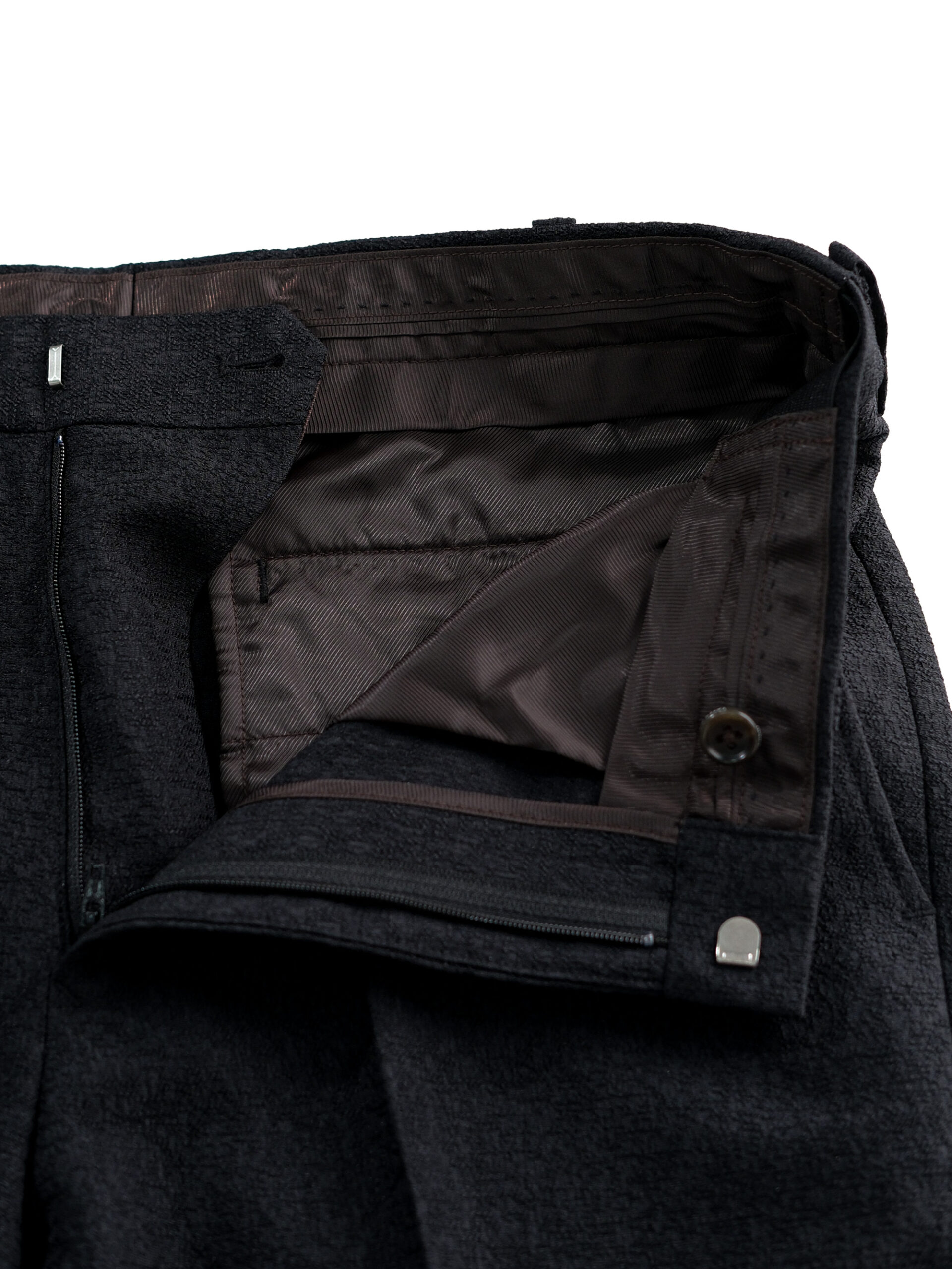 LINEN-LIKE STRETCH JACQUARD BUSINESS PANTS (K8174602) *ECS - Image 8