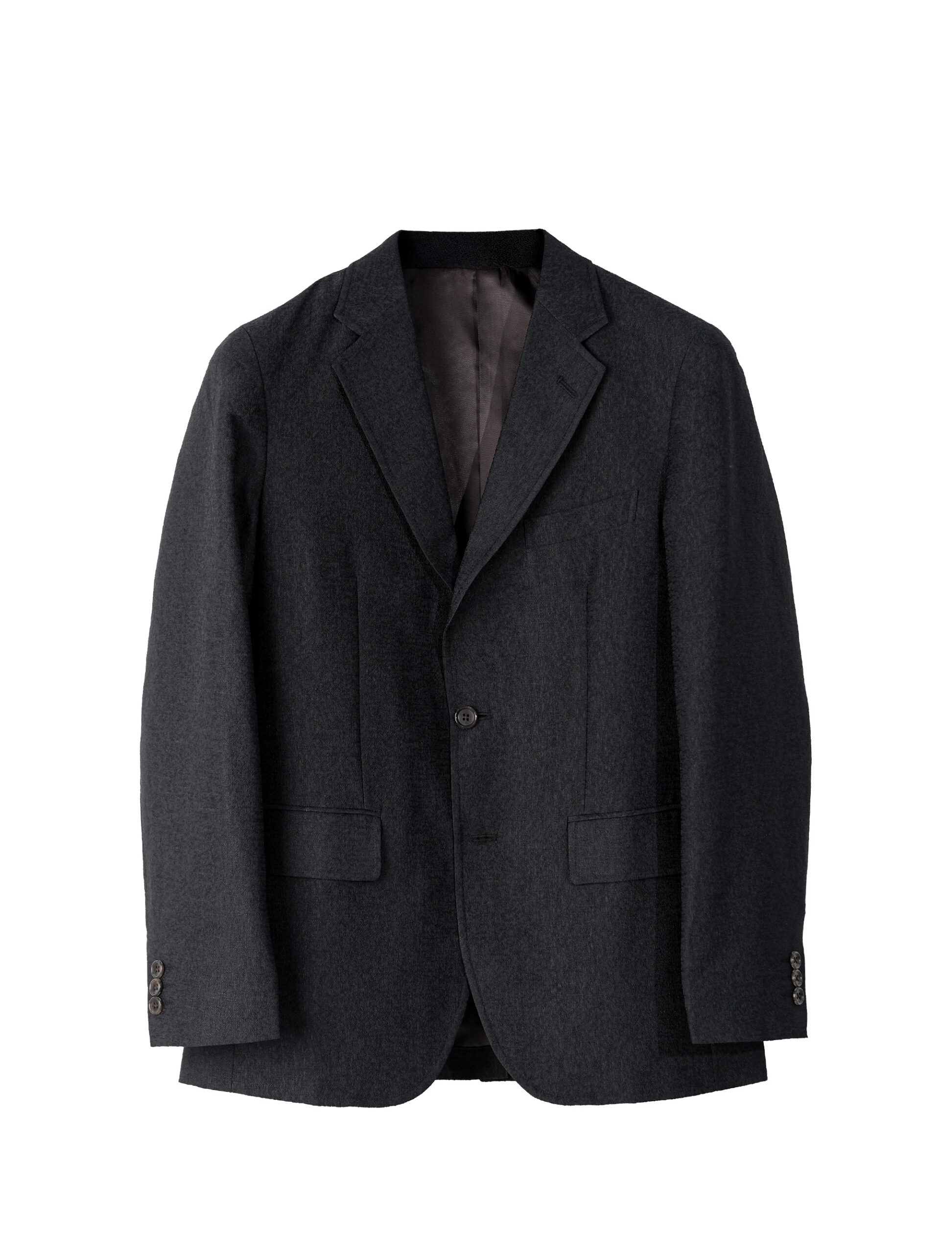 LINEN-LIKE STRETCH JACQUARD SUIT JACKET (K8144601) *ECS - Image 10