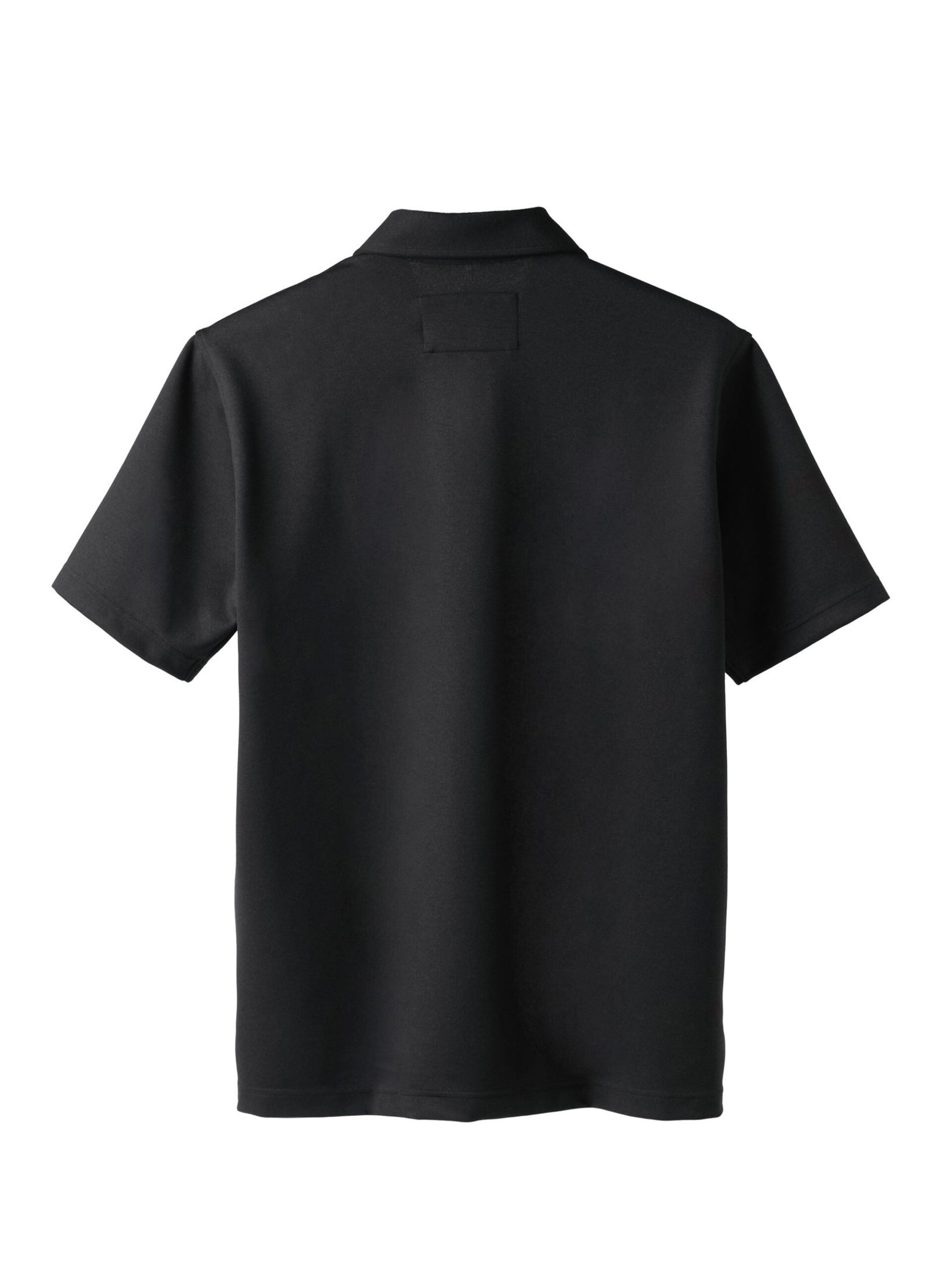 STRETCH PUNCH FABRIC ZIPPER FRONT POLO SHIRT (K8135998) - Image 12