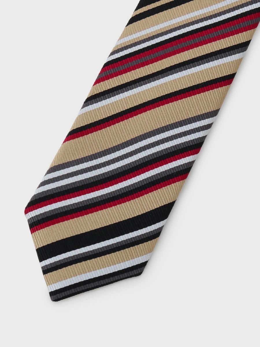 BOWLER HAT LABEL WALKER MULTI STRIPE NARROW TIE (93101161) *ECS - Image 7