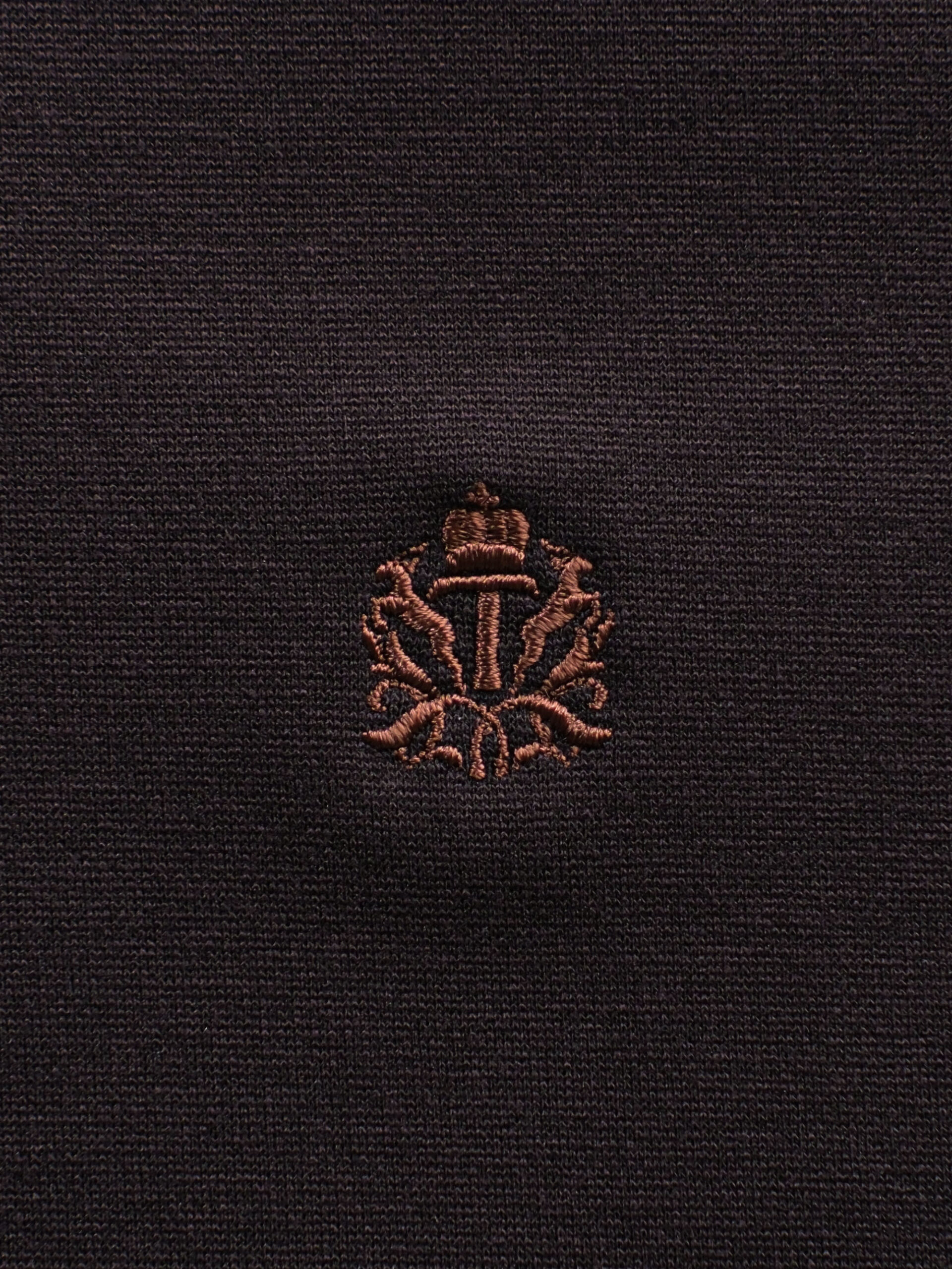 STRETCH PUNCH FABRIC ZIPPER FRONT POLO SHIRT (K8135998) - Image 6