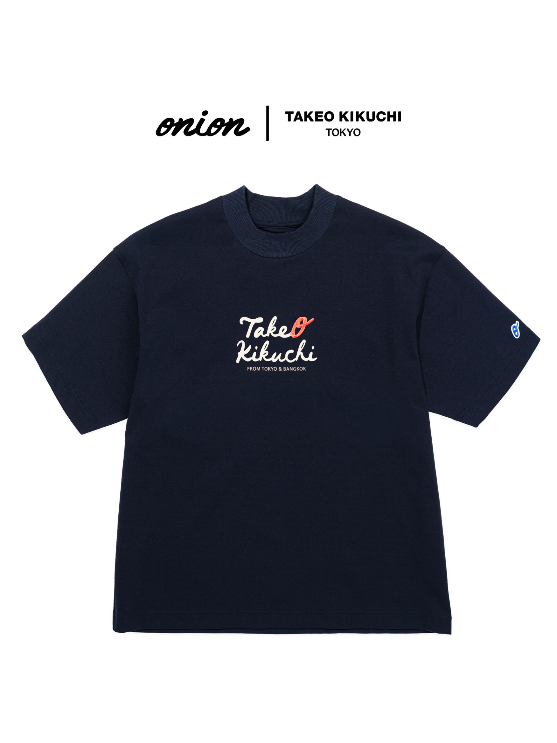 ONION x TAKEO KIKUCHI OVERSIZE LOGO TEE (K8135301)