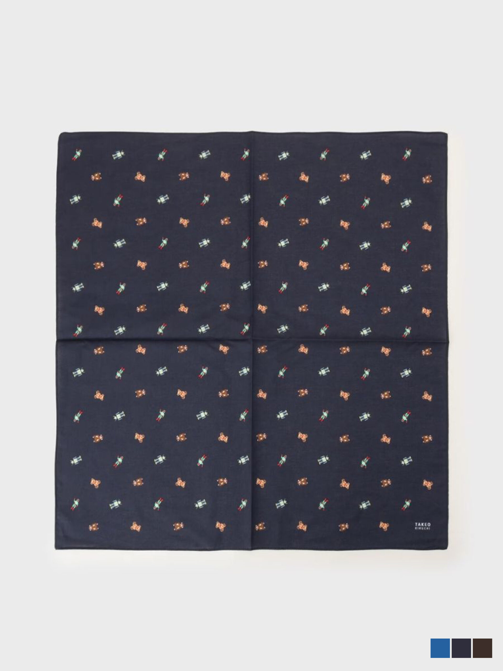 MIJ VINTAGE TOY PATTERN HANDKERCHIEF (07007912)