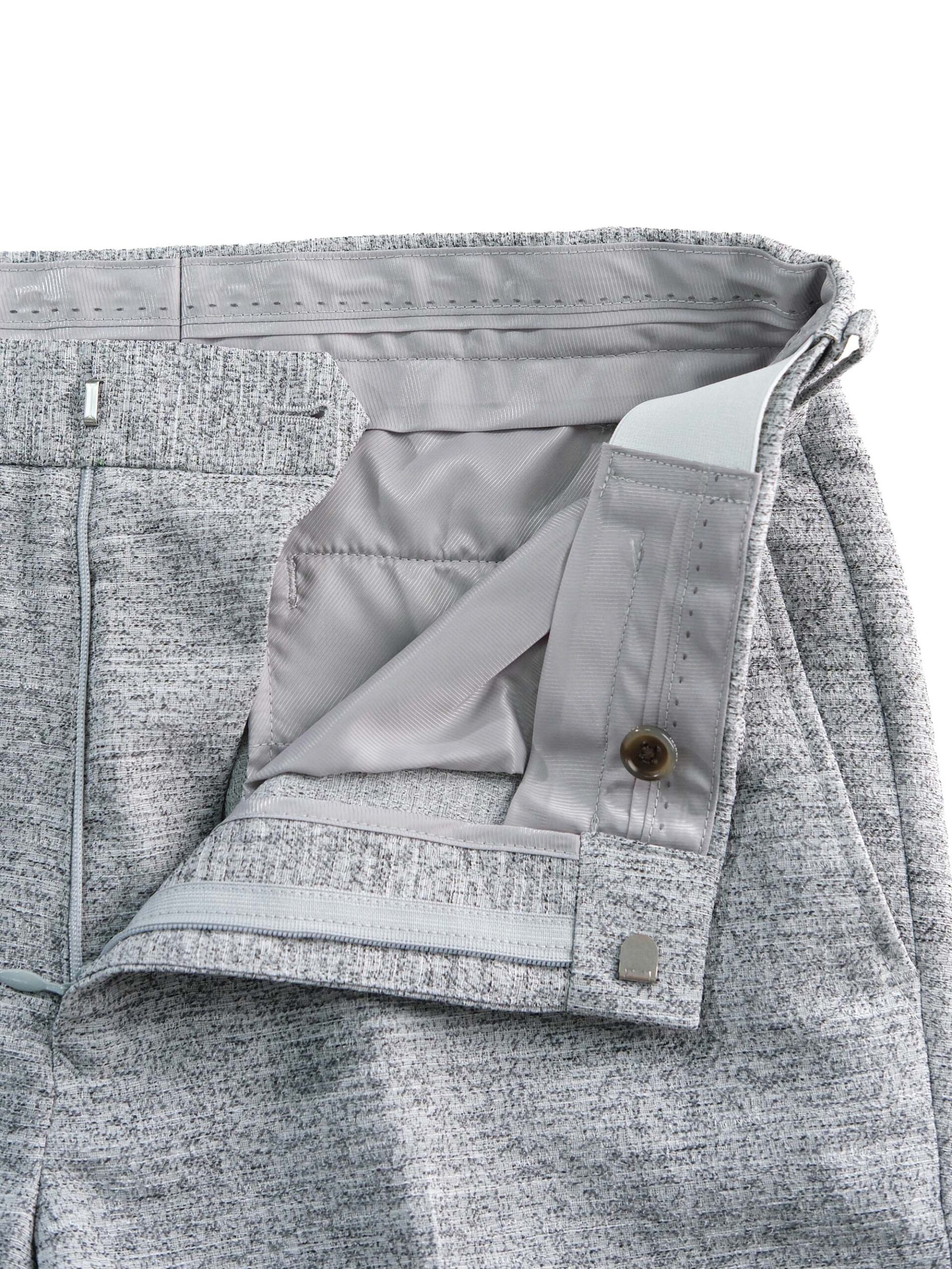 LINEN-LIKE STRETCH JACQUARD BUSINESS PANTS (K8174602) *ECS - Image 4