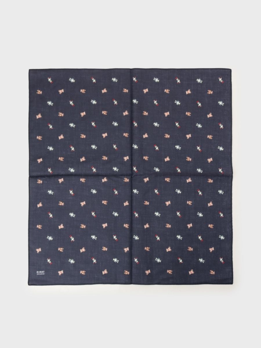 MIJ VINTAGE TOY PATTERN HANDKERCHIEF (07007912) - Image 4